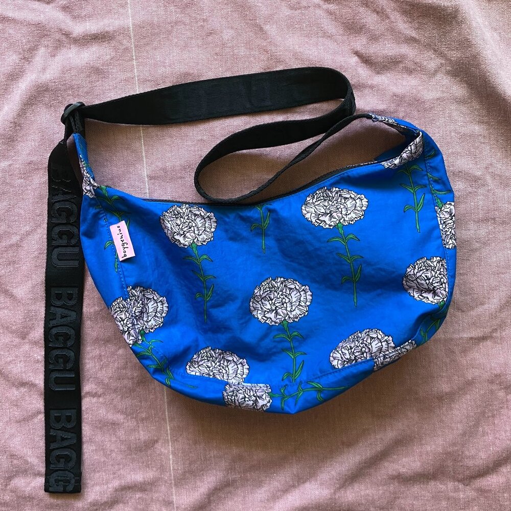 Boygenius x Baggu medium nylon crescent bag